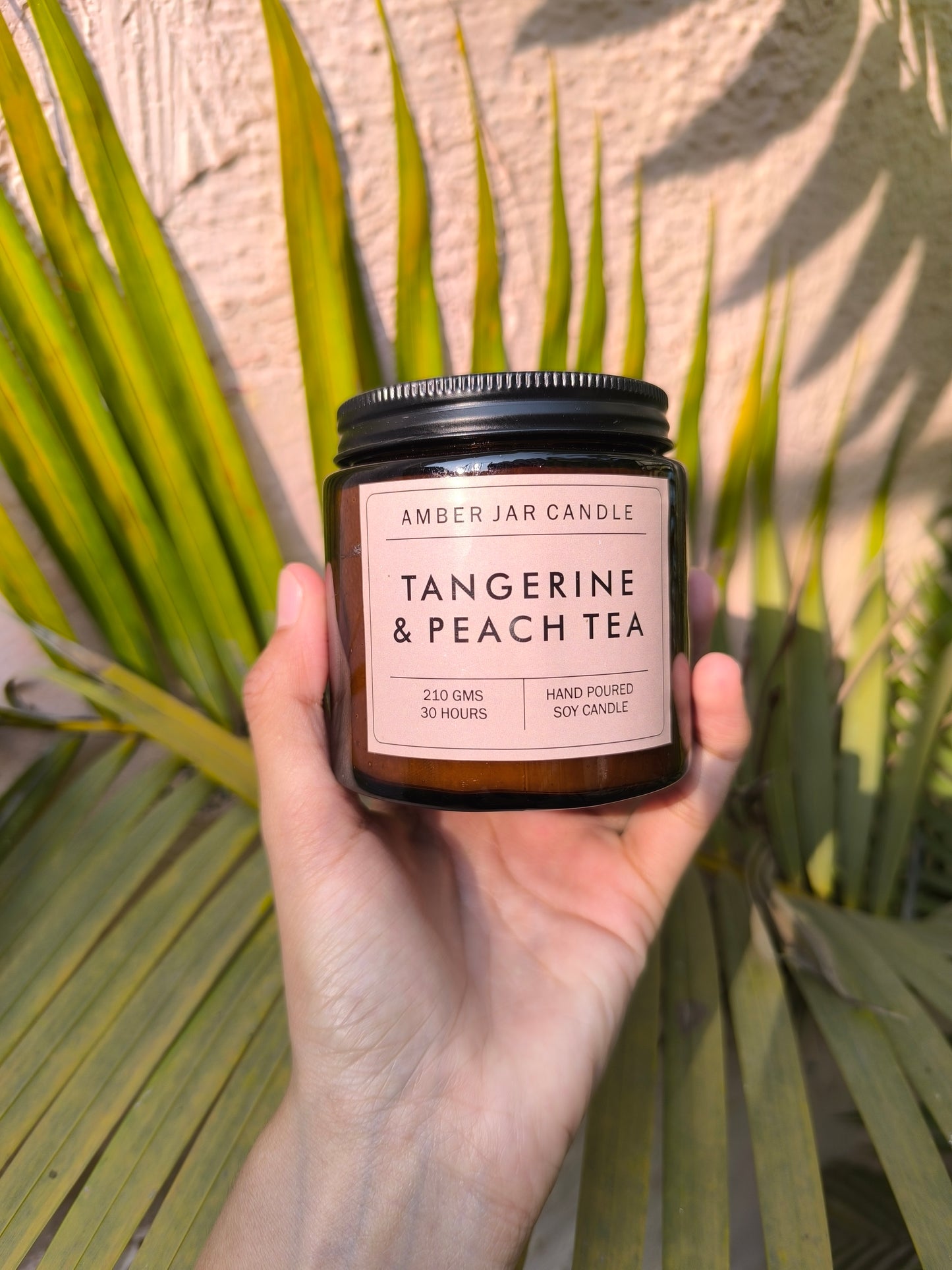 Tangerine & Peach Tea Soy Wax Candle