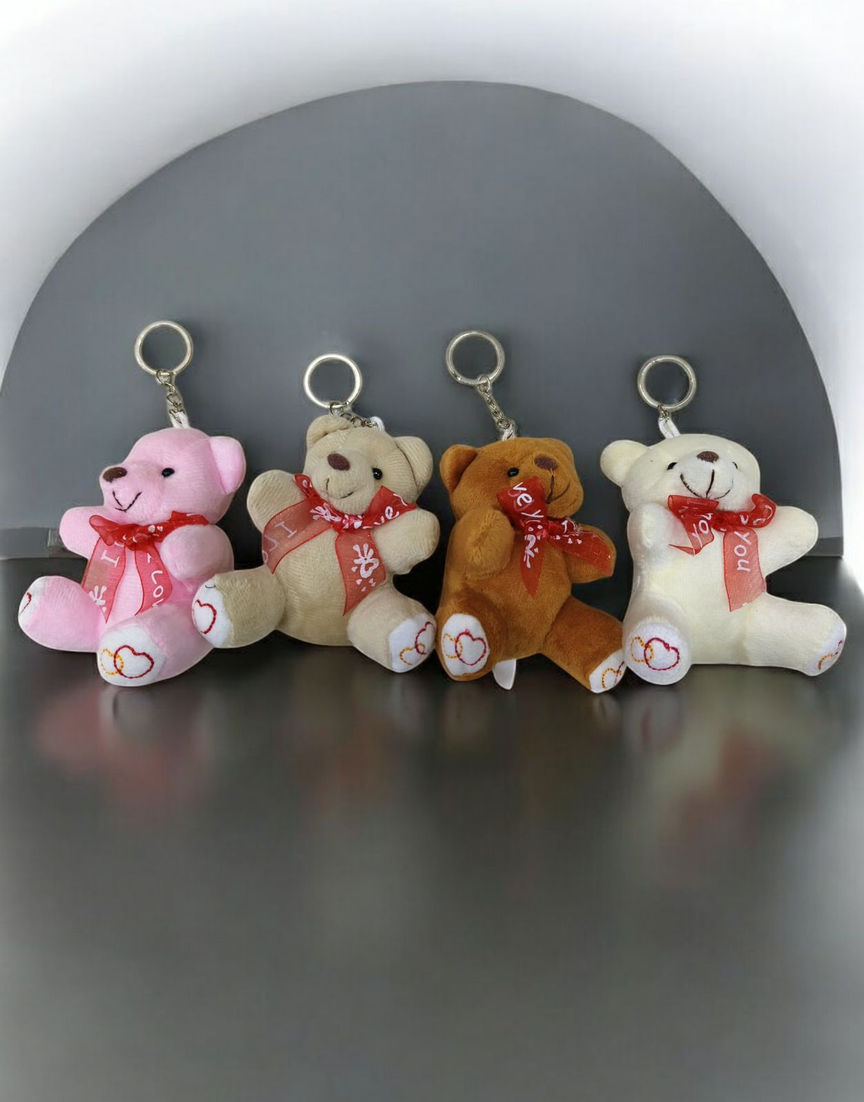 I love You Teddy Bear Keychain – TheBionStore - Main Image