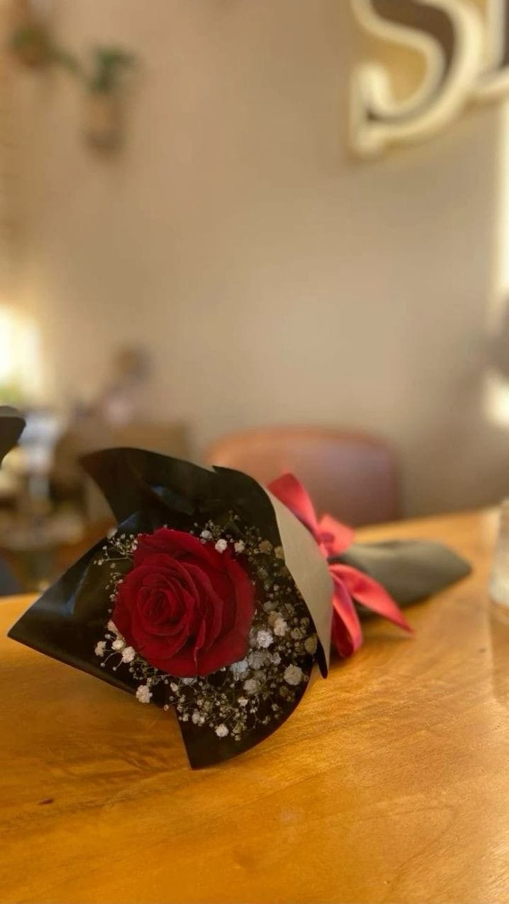 Red Rose Flower Mini Bouquet