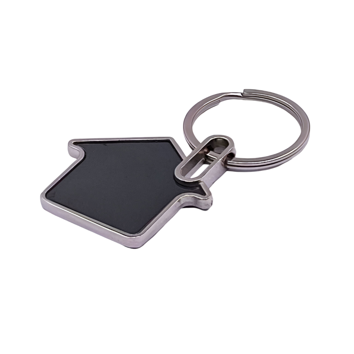 Mini House Metal Keychain