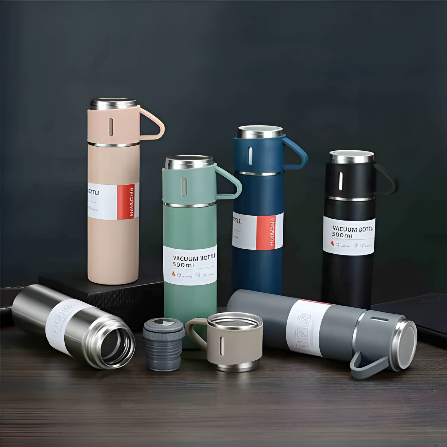 500 Ml Vacuum Flask Set